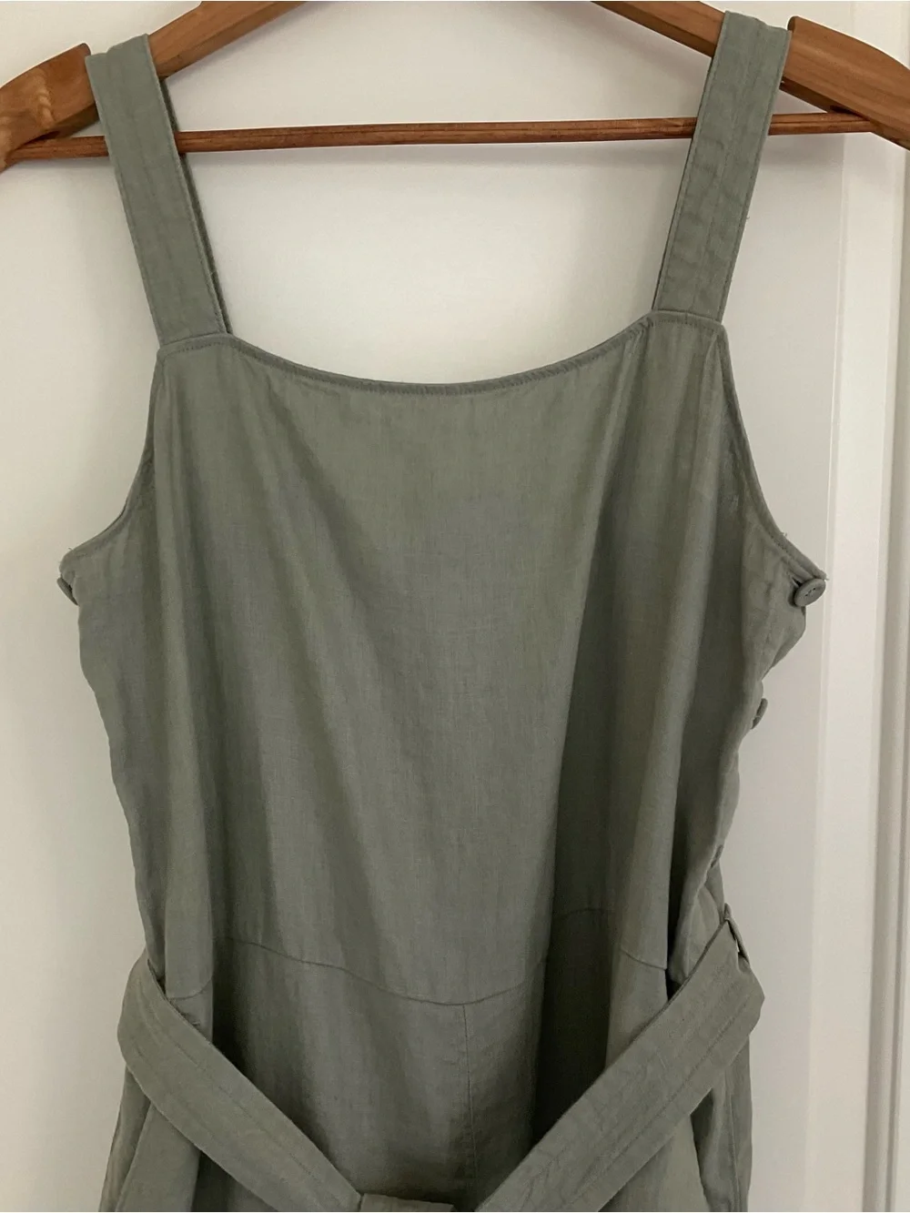 Everlane Flax Linen Side Button Jumpsuit 4